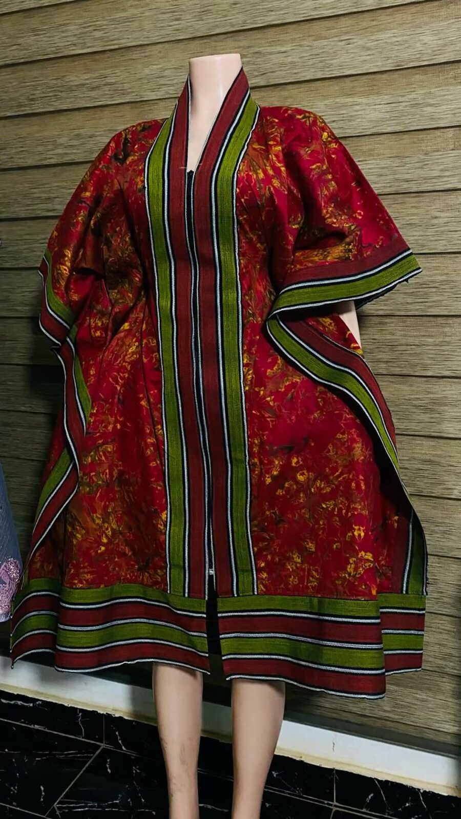 Maroon bubu dress